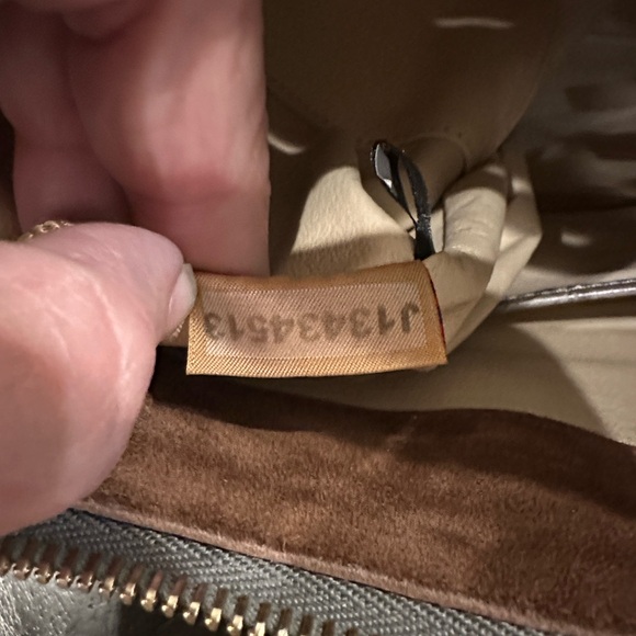 Dooney & Bourke Crocodile Embossed Shoulder Bag in Gray - Picture 5 of 13